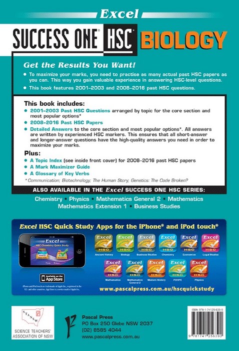 NEW Excel Success One HSC - Chemistry Study Guide 2017 Edition By Excel Paperbac NEW Excel Success One HSC - Chemistry Study Guide 2017 Edition By Excel Paperbac