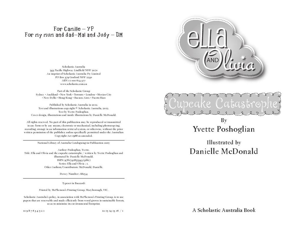 Booktopia Ella and Olivia, 1 Cupcake Catastrophe by Booktopia Ella and Olivia, 1 Cupcake Catastrophe by