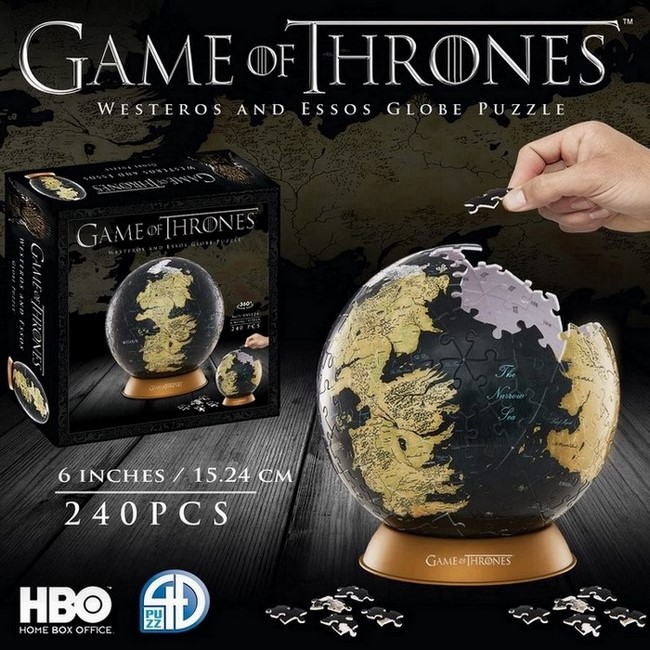 Game of Thrones Westeros and Essos Globe Puzzle (6