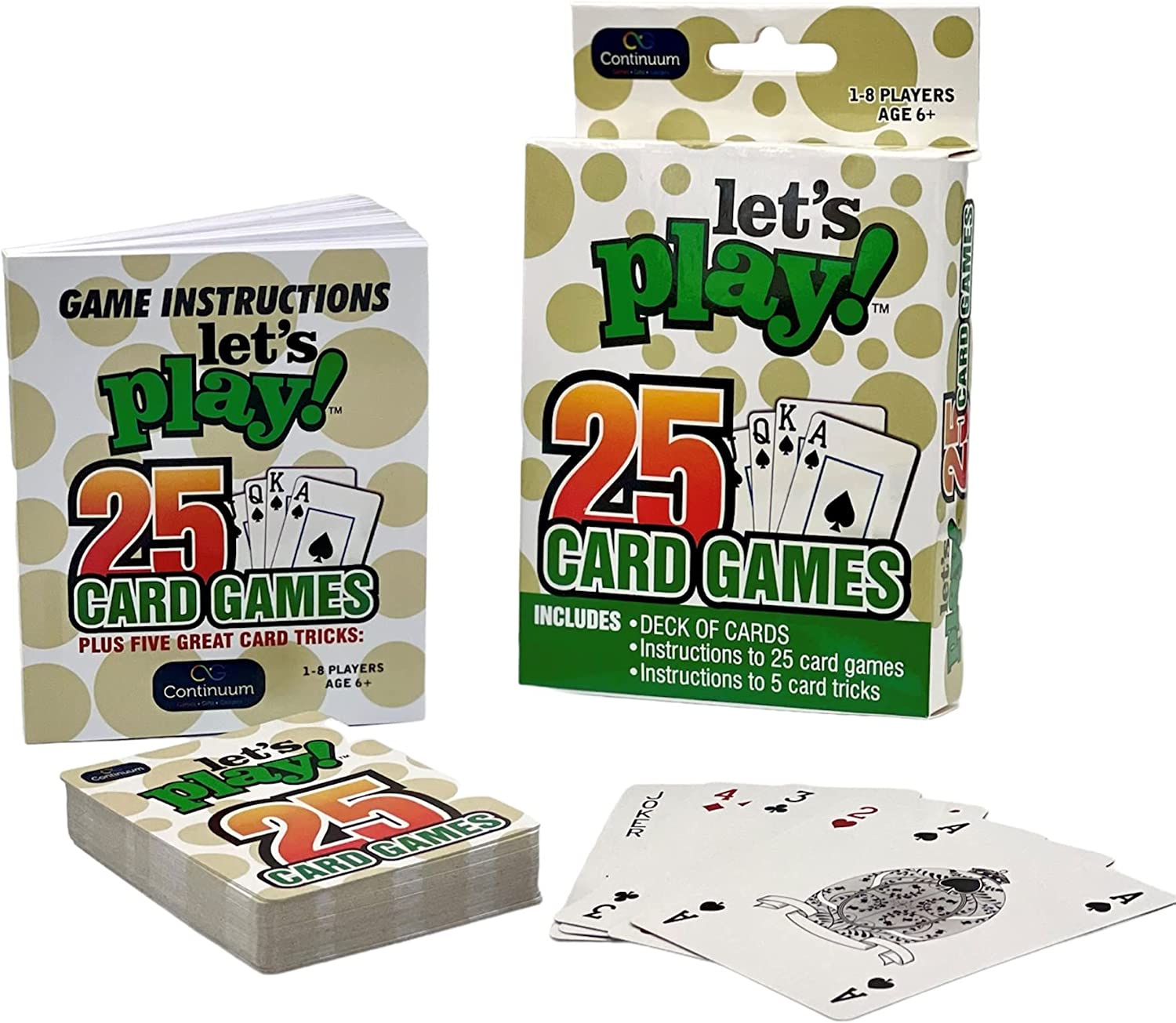 Let's Play: 25 Card Games by Continuum Games | 0899600003951 | Booktopia
