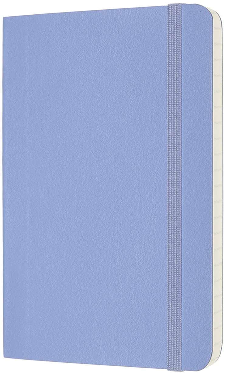 Moleskine Classic Pocket Notebook, Ruled, Hydrangea Blue, Soft Cover