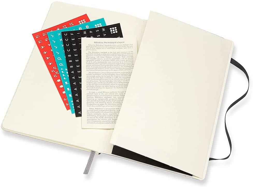 Moleskine 2022 Monthly Diary/ Planner, Large, Soft Cover, Black by