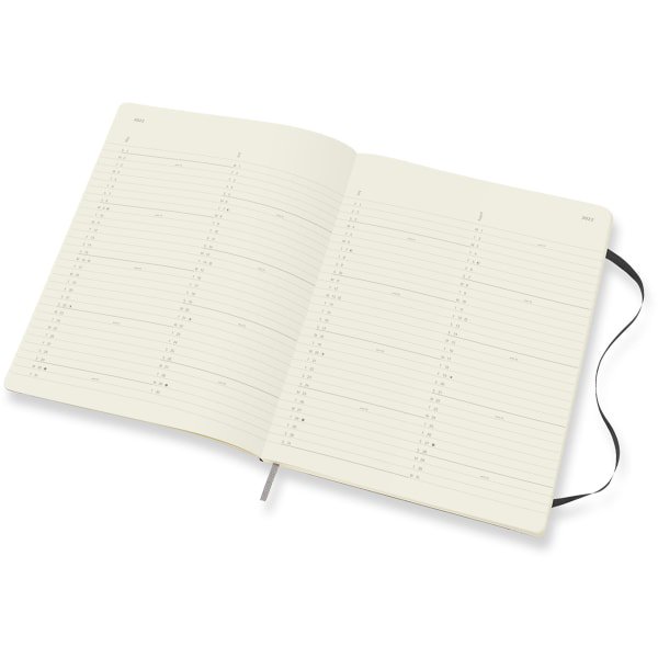Moleskine 2022 Monthly Notebook Diary/ Planner, Extra Large, Soft
