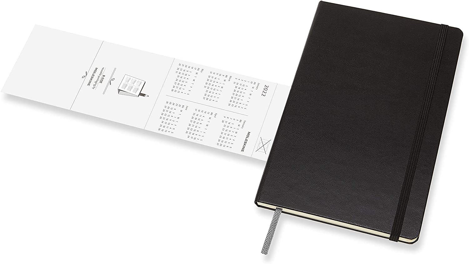 Moleskine 20212022 Weekly Horizontal Diary/ Planner, Large, 18m