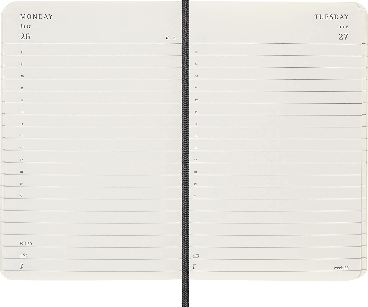 Moleskine 2023 Daily Diary/ Planner, Pocket, Soft Cover, Black by