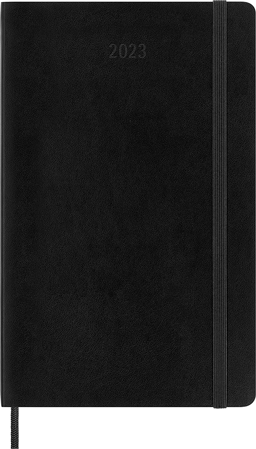 Moleskine 2023 Daily Diary/ Planner, Large, Soft Cover, Black by Moleskine 8056420859584