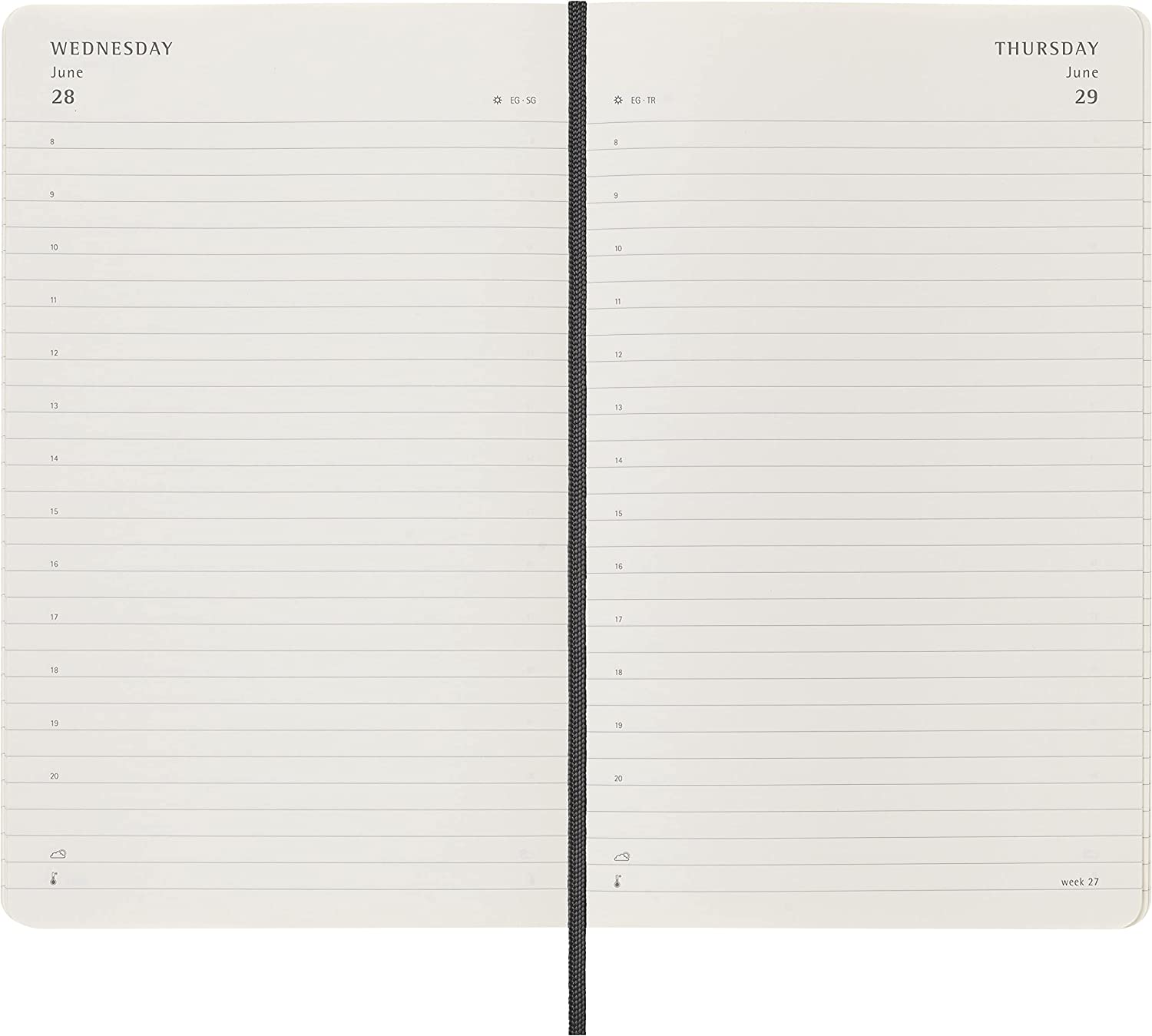 Moleskine 2023 Daily Diary/ Planner, Large, Soft Cover, Black by