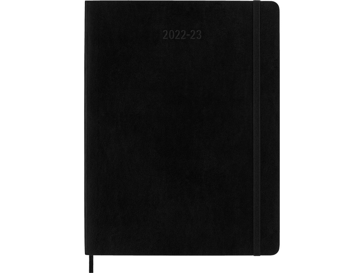 Moleskine 20222023 Weekly Notebook Diary/ Planner, Extra Large, Soft Cover, Black by Moleskine