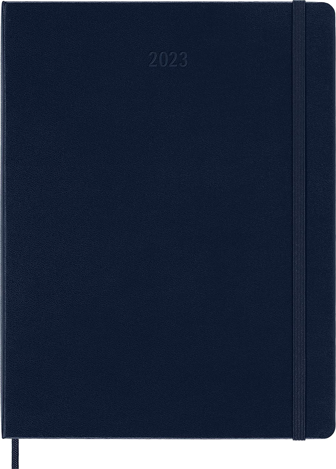 Moleskine 2023 Weekly Notebook Diary/ Planner, Extra Large, Hardcover, Sapphire Blue by
