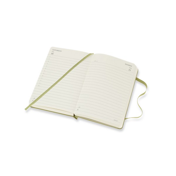 Moleskine 2019 Daily Diary Pocket Planner Green Lichen Hardcover