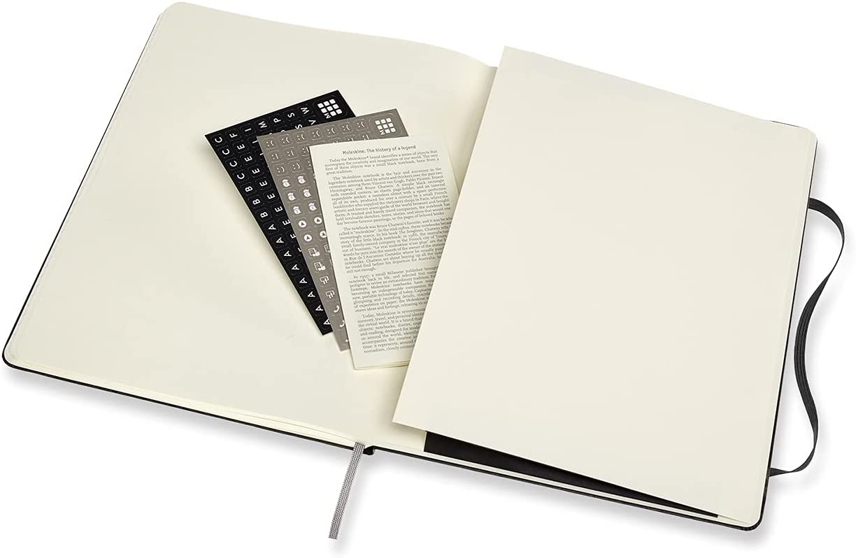 Moleskine Pro : Extra Large Notebook, Hardcover, Black, Professional ...