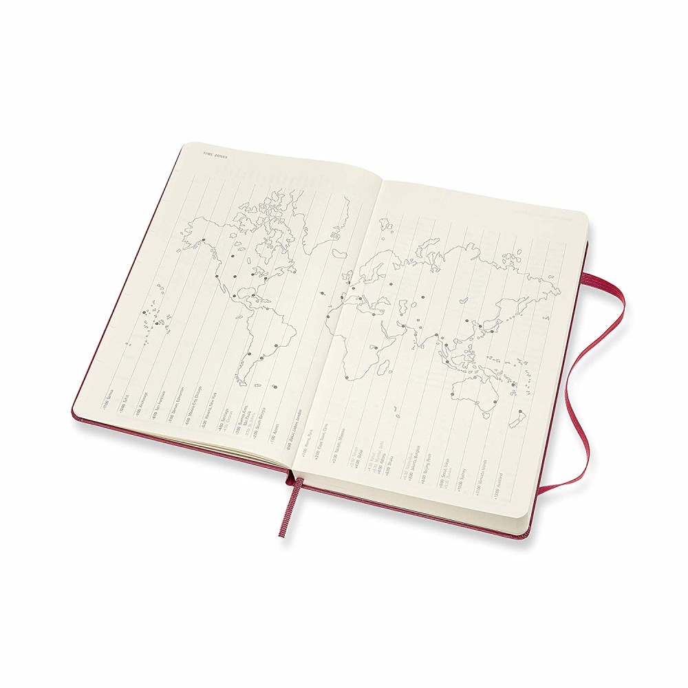 Moleskine 2020 Large Snappy Pink Hard Cover Daily Planner by Moleskine