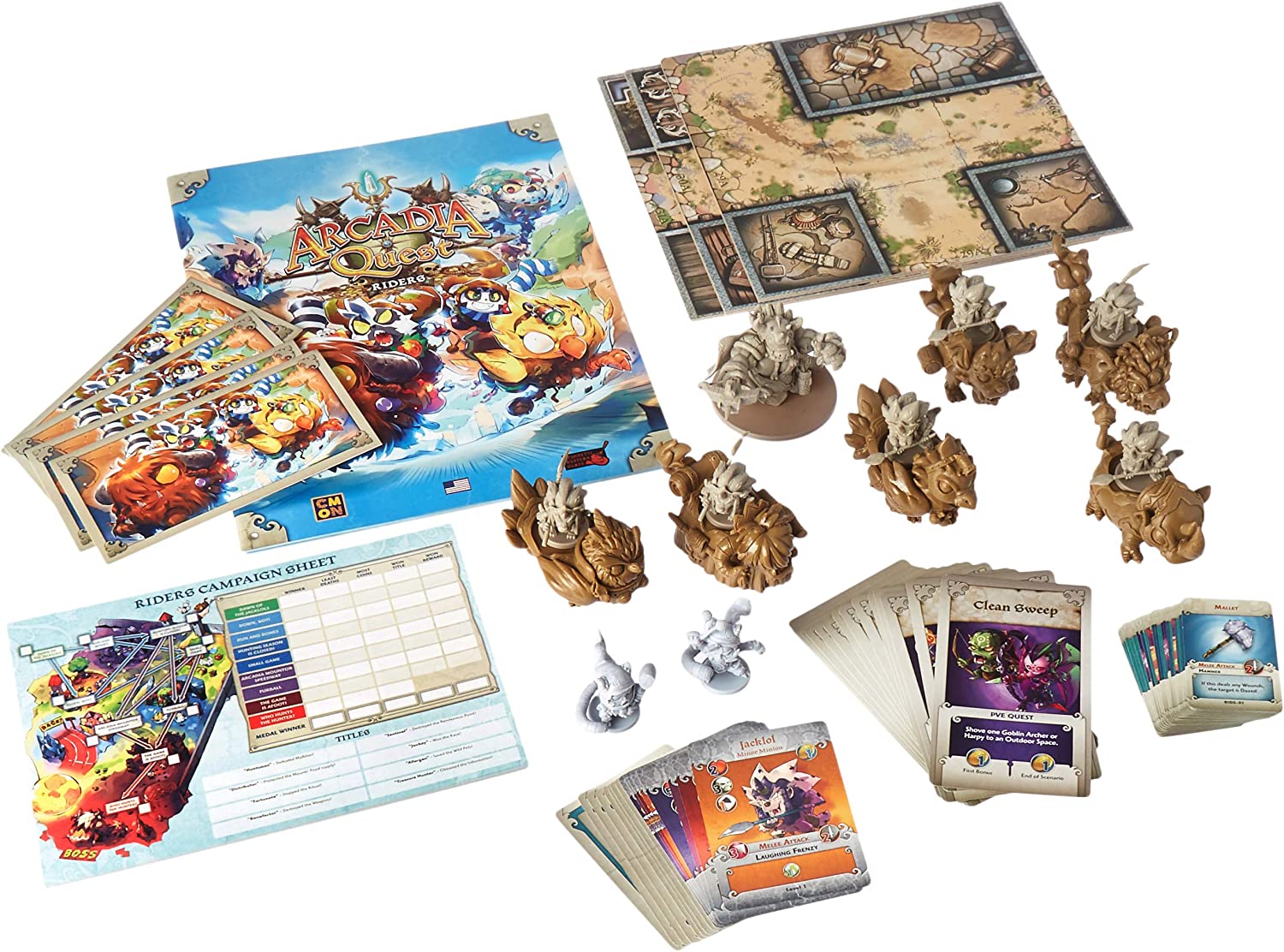 Arcadia Quest Riders Board Game by CMON 889696006363 Booktopia