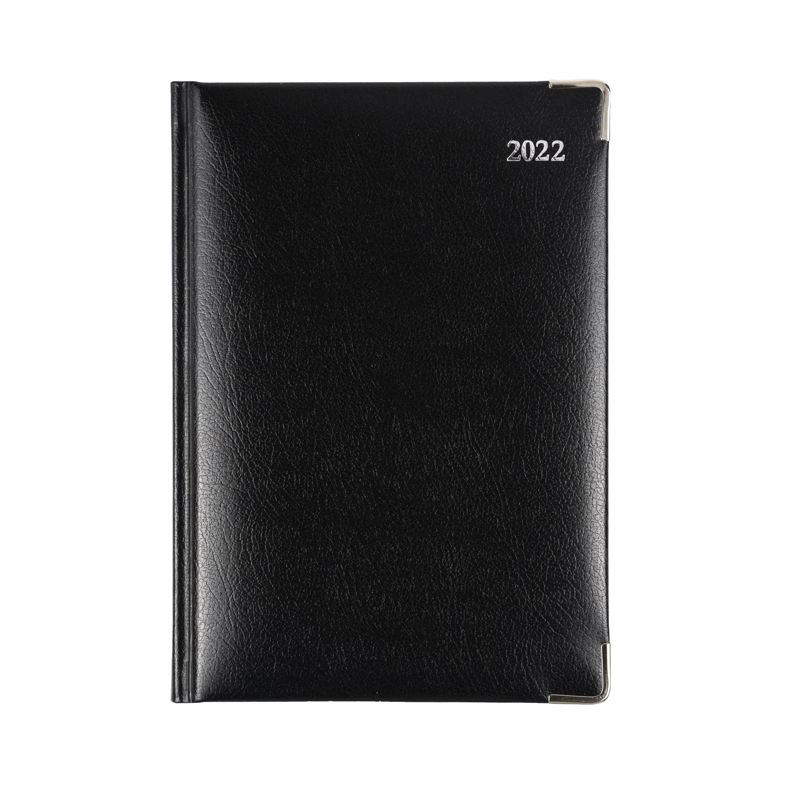 Collins Management 2022 Calendar Year Diary A5 Day to Page Black, Calendar Year Diary