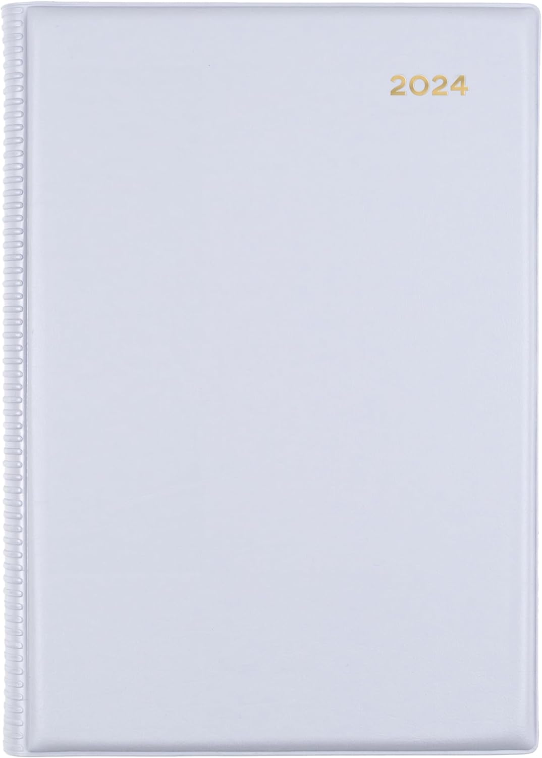Collins Belmont Colours 2024 Diary Day to Page, Size A5 Grey, 187