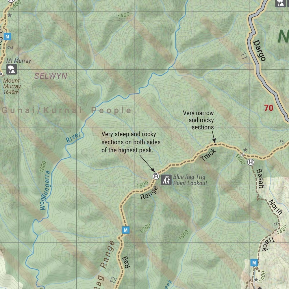 The Victorian High Country North Western Map, Tthis map is part of