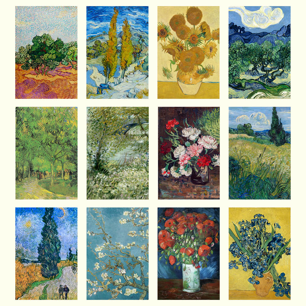 Vevoke Medium 2027 Calendar-Van Gogh's Trees and Flowers by VEVOKE ...
