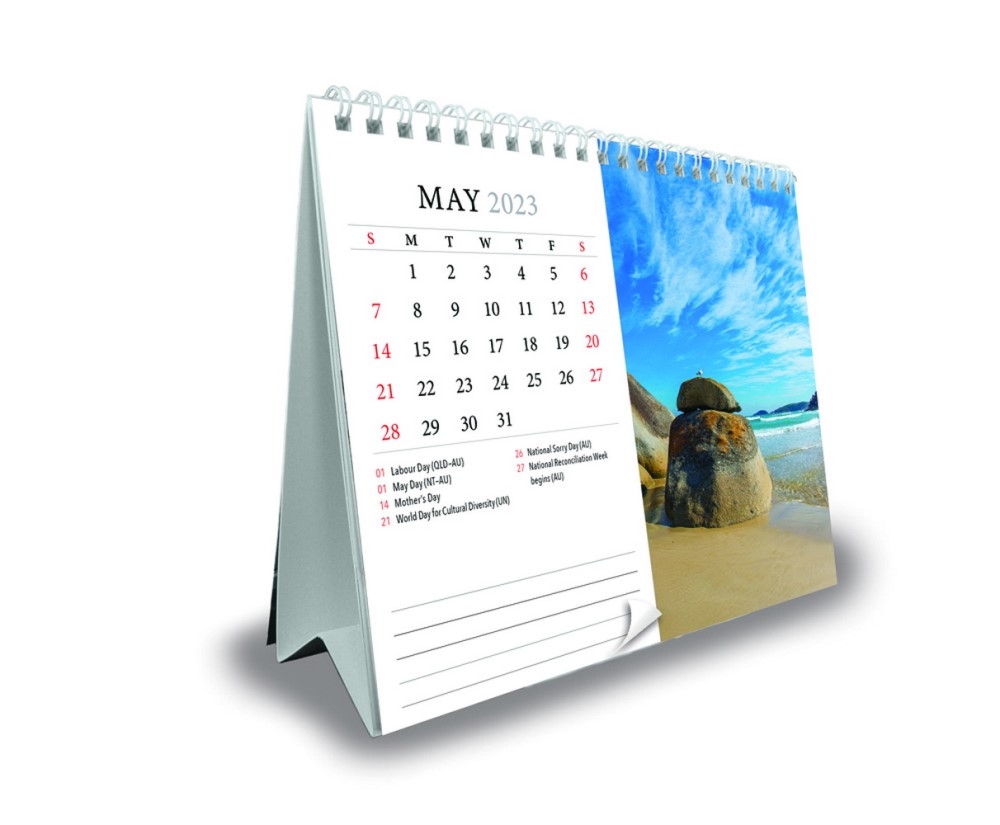 Steve Parish Australia 2023 Desk Easel Calendar, 2023 Desk Planner by