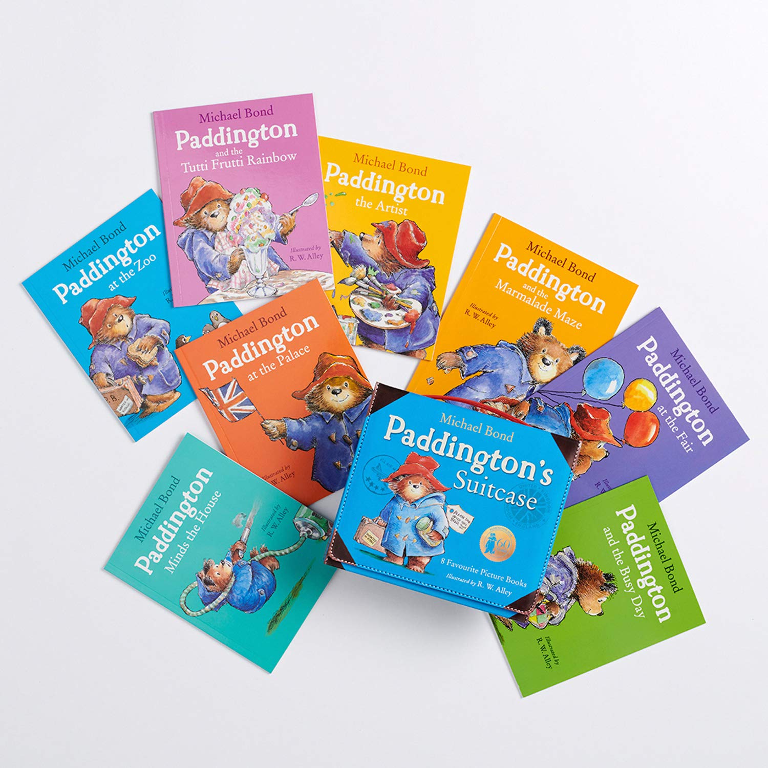 Paddington Suitcase, 8 Favourite Picture Books by Michael Bond