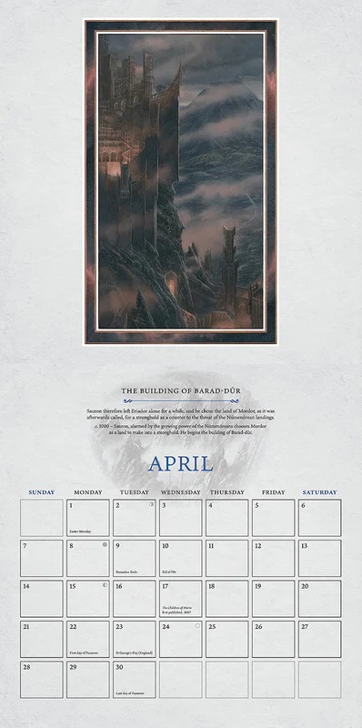 Tolkien 2024 Wall Calendar by J R R Tolkien 9780063329706