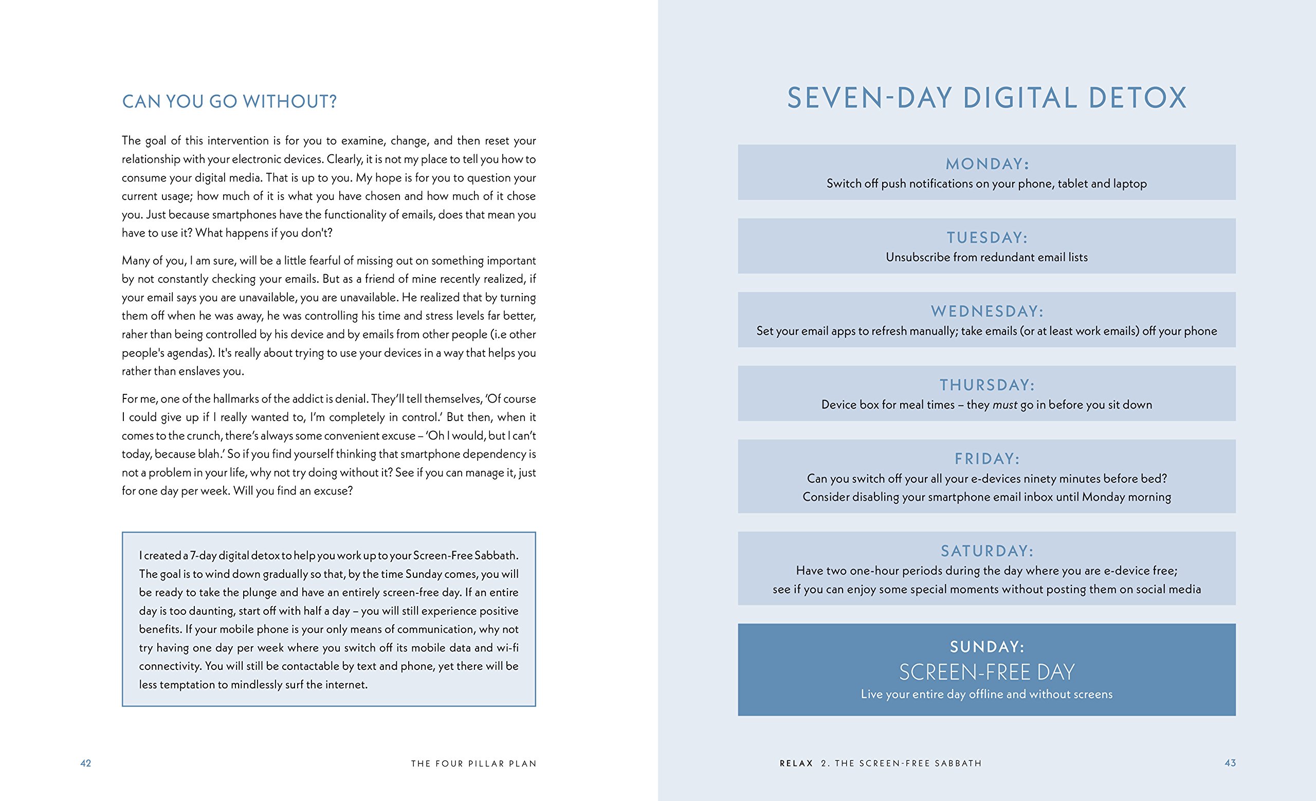 The Four Pillar Plan, How To Relax, Eat, Move And Sleep Your Way To A Longer, Healthier Life by