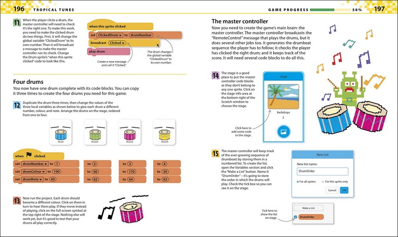 Computer Coding Games for Kids, A unique step-by-step visual guide ...