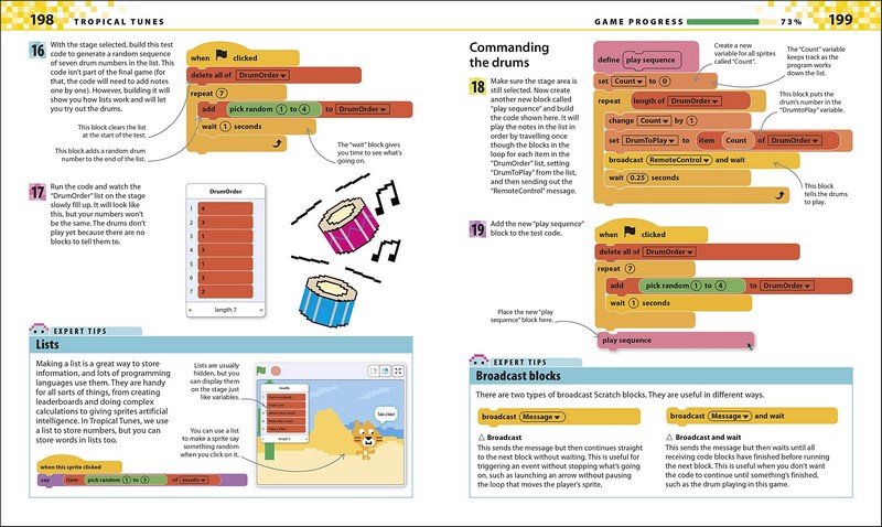 Computer Coding Games for Kids, A unique step-by-step visual guide ...