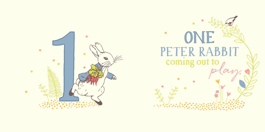 Peter Rabbit 123 A Counting Book, A Counting Book by Beatrix Potter ...