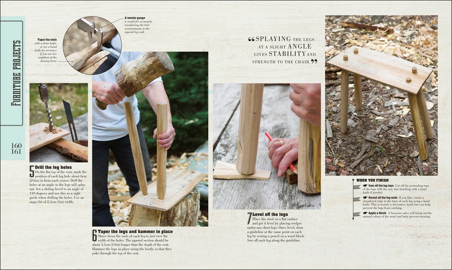 Wood Craft, Master the Art of Green Woodworking by Barn the Spoon