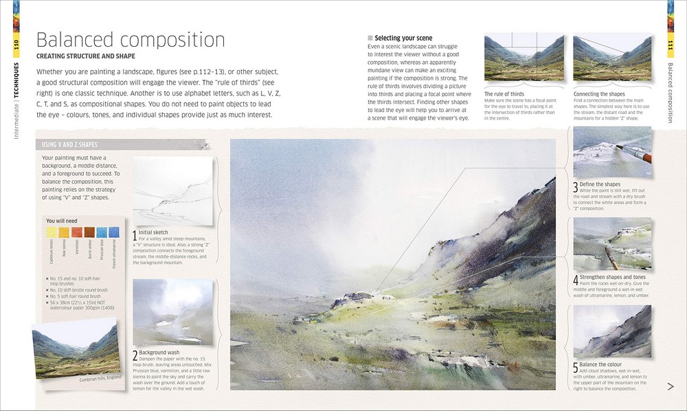 Watercolour Techniques for Artists and Illustrators by DK Discover