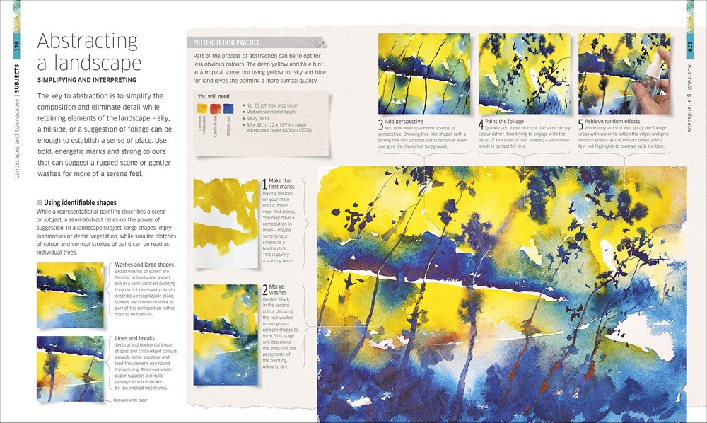 Watercolour Techniques for Artists and Illustrators by DK Discover