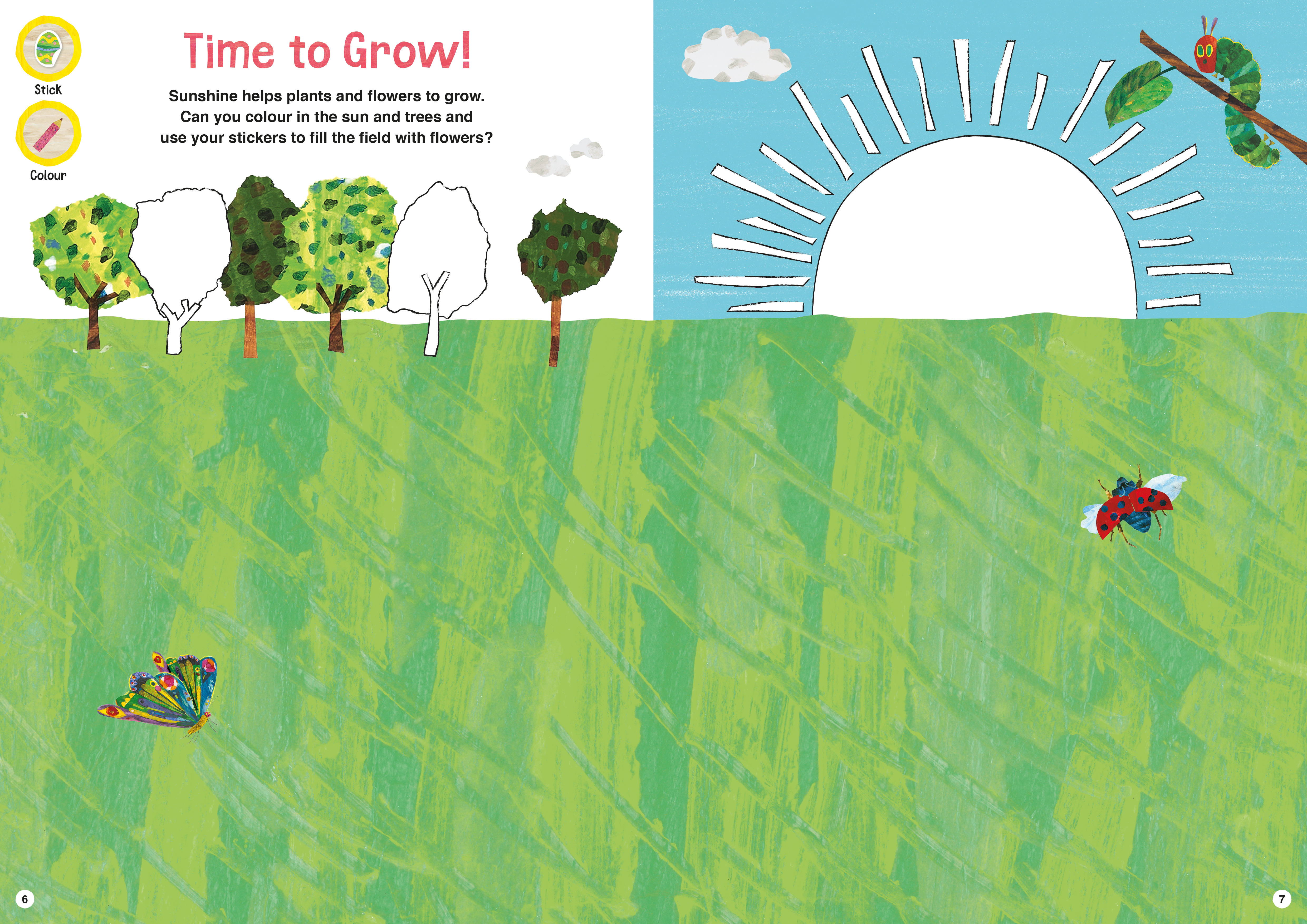 The Very Hungry Caterpillar's Easter Sticker and Colouring Book by Eric ...