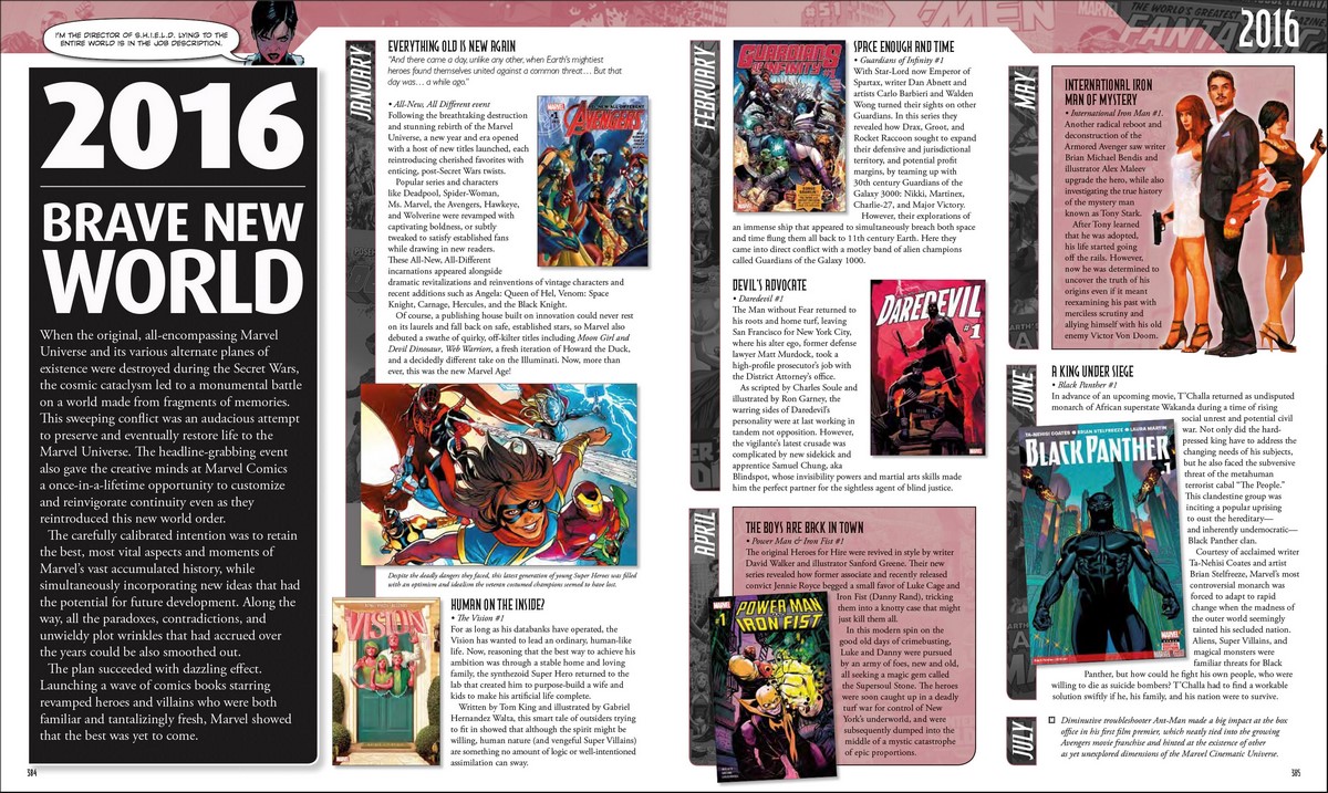 marvel マーベル　YEAR BY YEAR 図鑑 marvel マーベル YEAR BY YEAR 図鑑