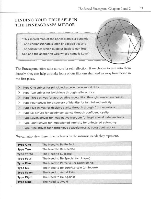 The Sacred Enneagram Workbook, Mapping Your Unique Path To Spiritual