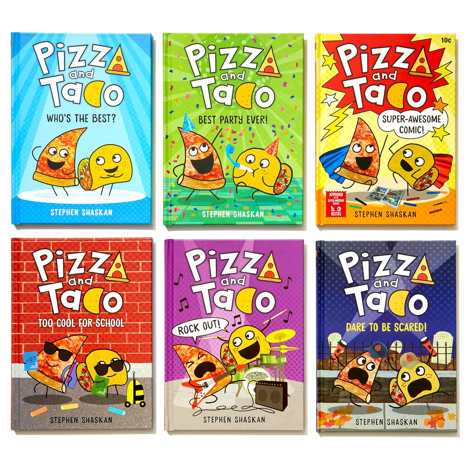 Pizza and Taco by Stephen Shaskan | 6-Book Boxed Set: Books 1-6 (a