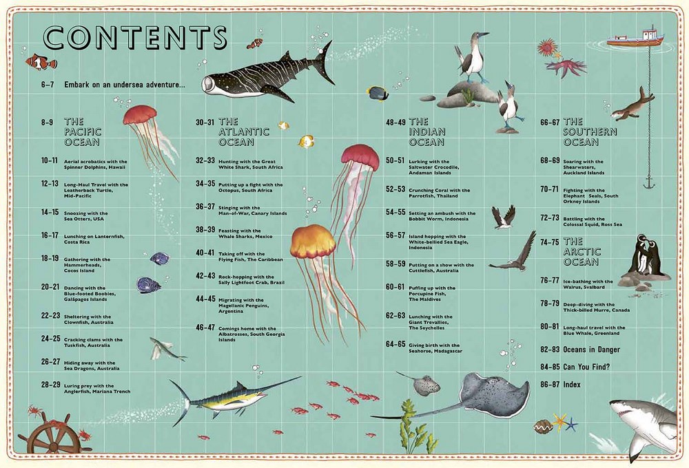 Atlas of Ocean Adventures A Collection of Natural Wonders Marine Marvels and Undersea Antics from Across the Globe