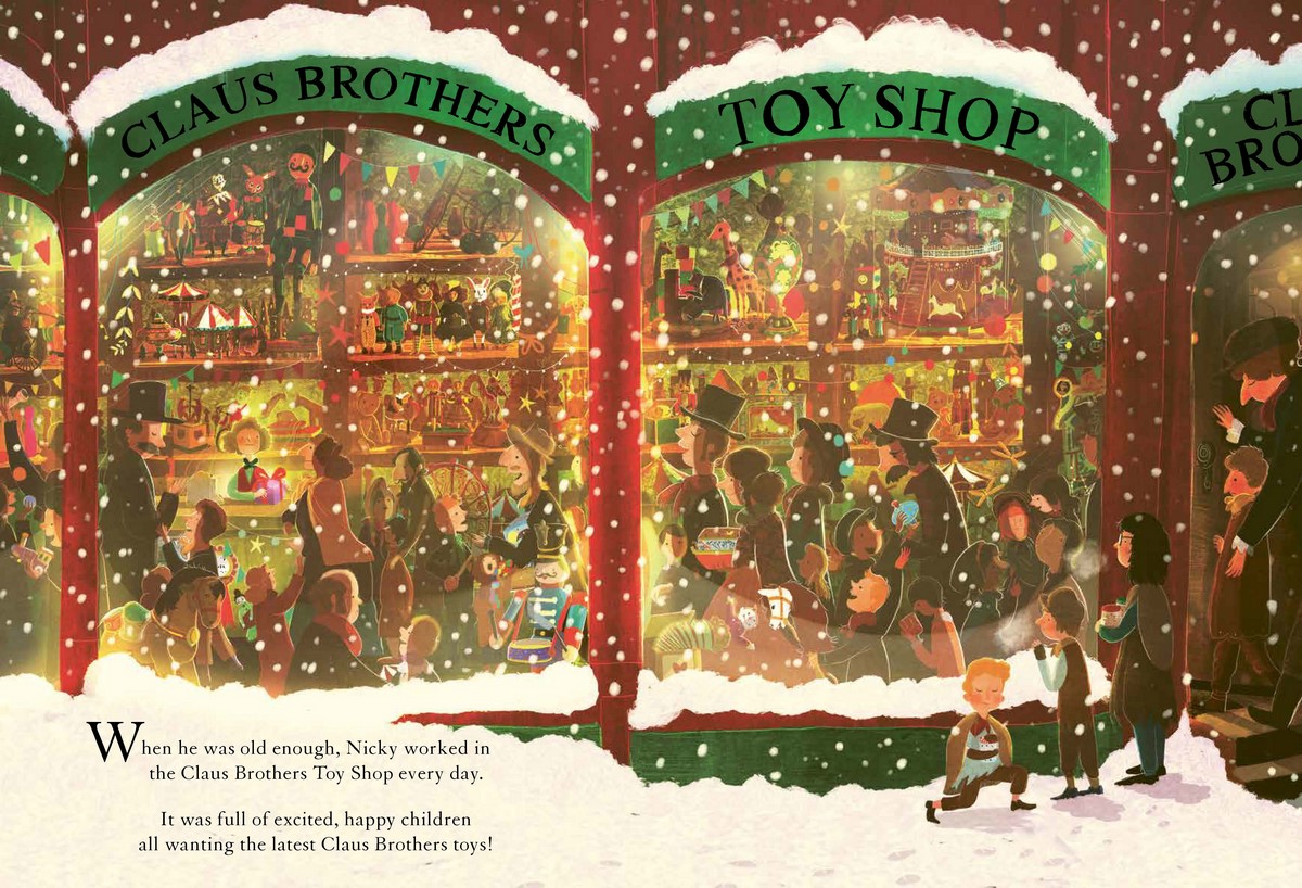 Kid Christmas, of the Claus Brothers Toy Shop by David Litchfield