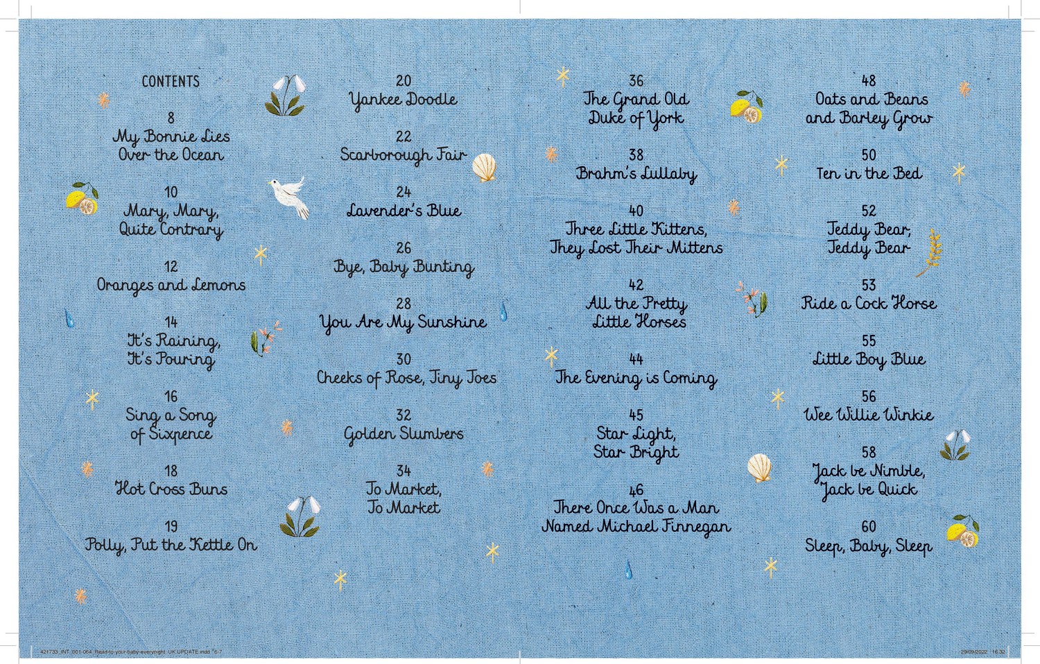 Read to Your Baby Every Night, 30 classic lullabies and rhymes to read