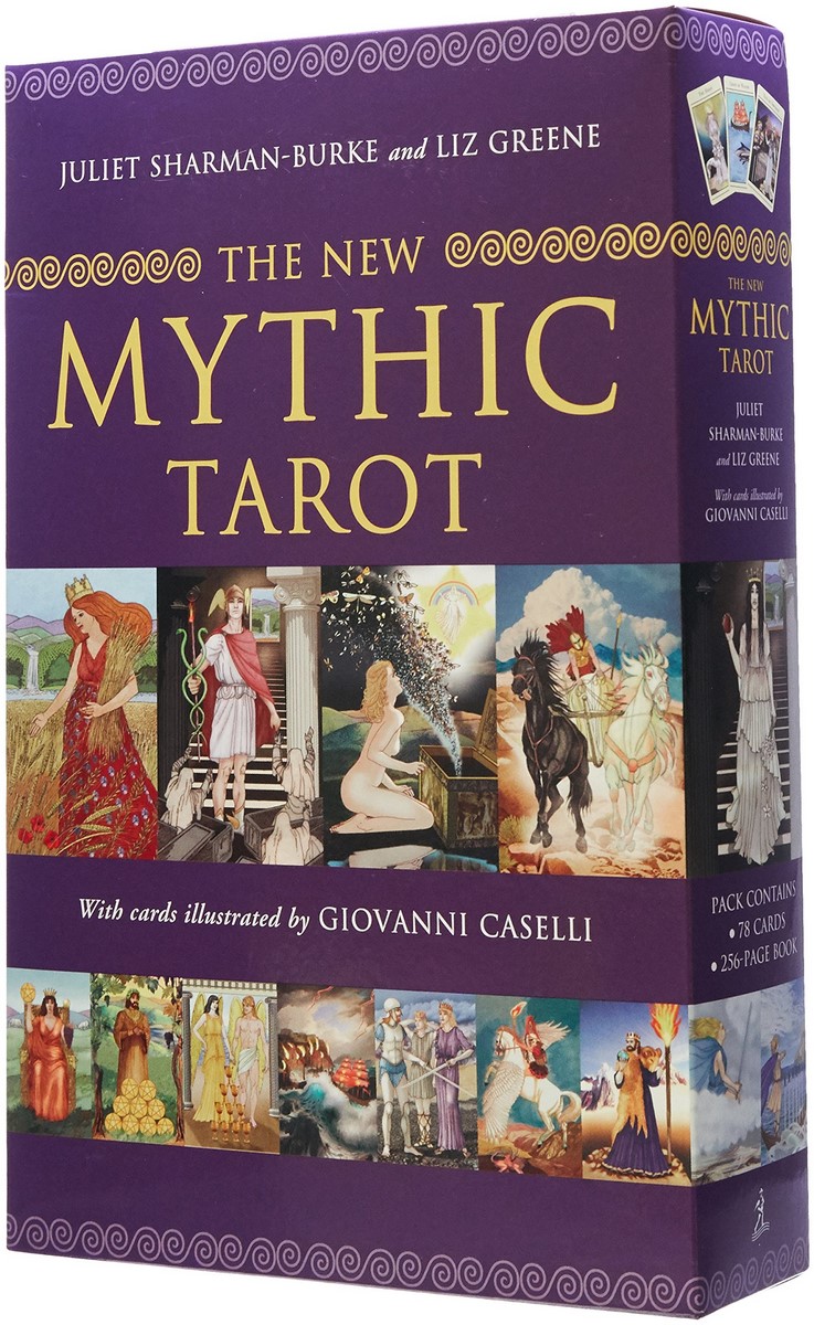 The New Mythic Tarot by Juliet SharmanBurke Tarot Cards and Book Set