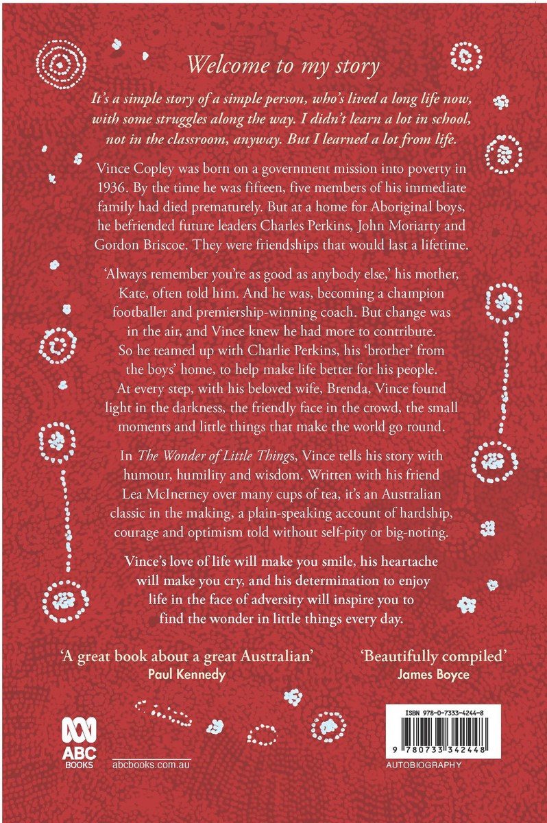 The Wonder of Little Things by Vince Copley 9780733342448 Booktopia