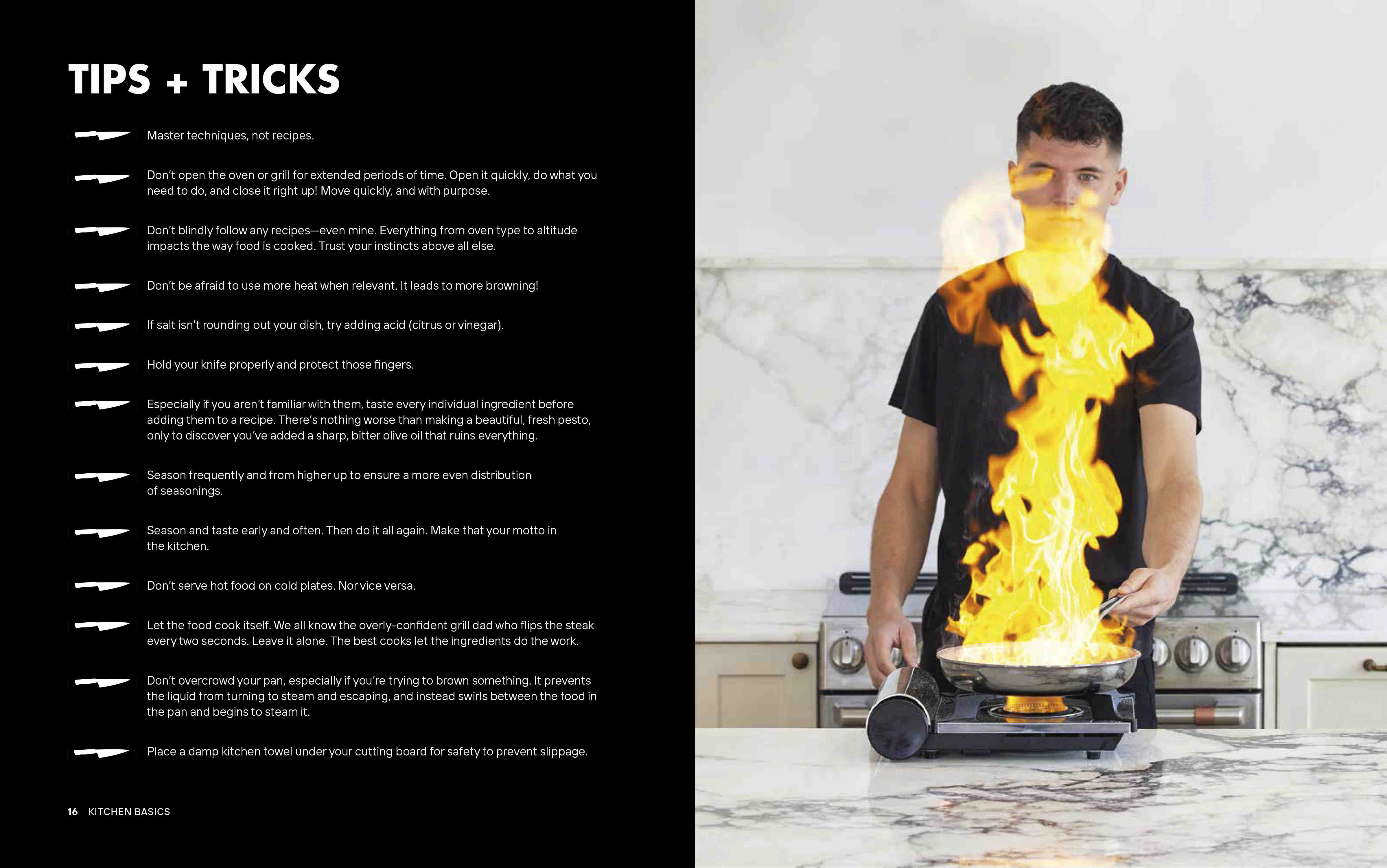Knife Drop by Nick DiGiovanni Creative Recipes Anyone Can Cook