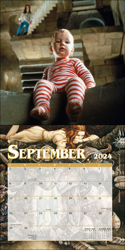 Jim Henson's Labyrinth 2024 Wall Calendar by Jim Henson Company
