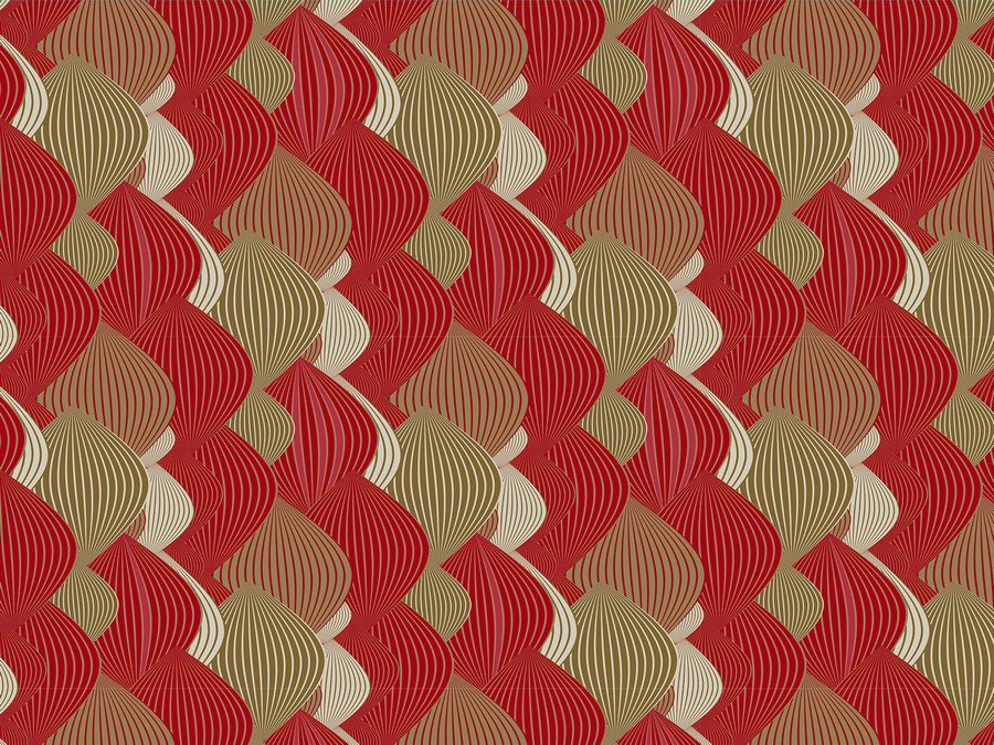 Red and Gold Gift Wrapping Papers, 12 Sheets of HighQuality Wrapping