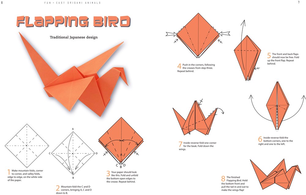 Fun Easy Origami Animals Full Color Instructions For