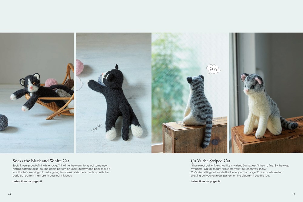 Adorable Knitted Animals, Cute Stuffed Toys to Knit the Japanese Way