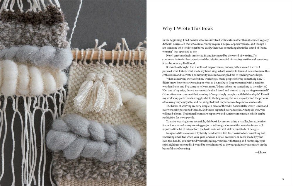 Small Loom Weaving, Easy Projects For Beginners by Ichi.co