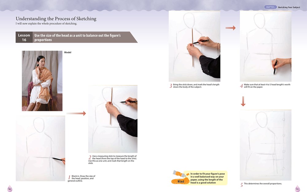 Japanese Style Watercolor Portraits, Learn to Paint Lifelike Portraits