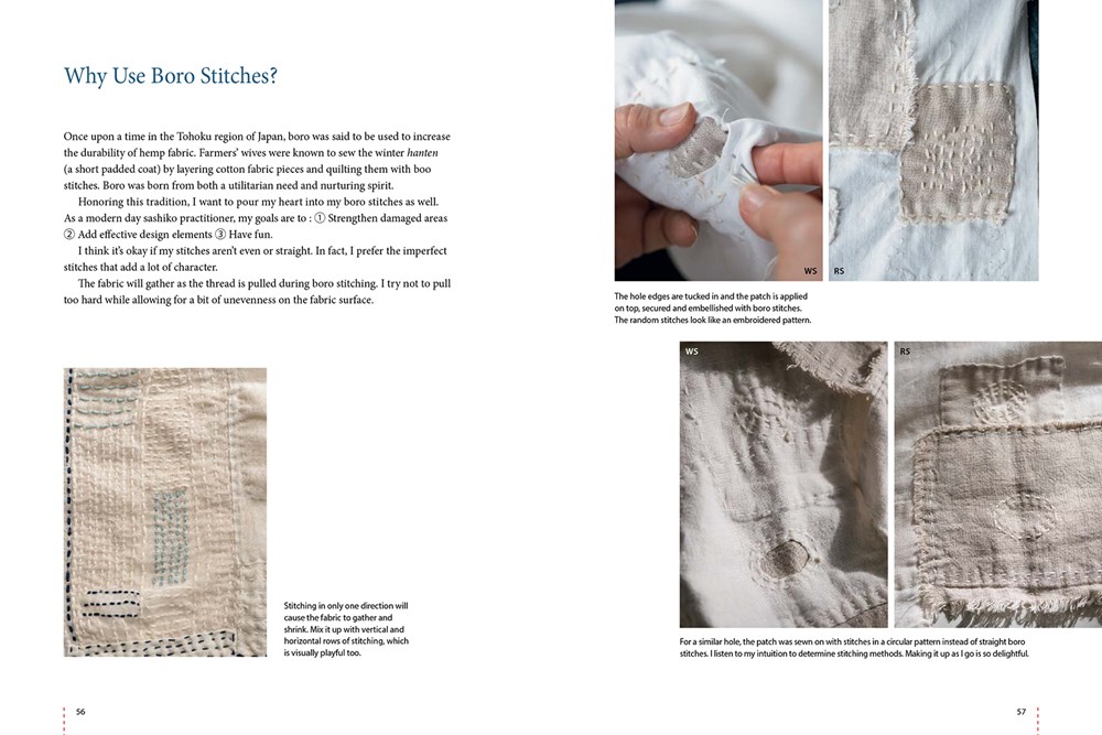 Mending With Boro, Japanese Running Stitch & Patching Techniques by ...