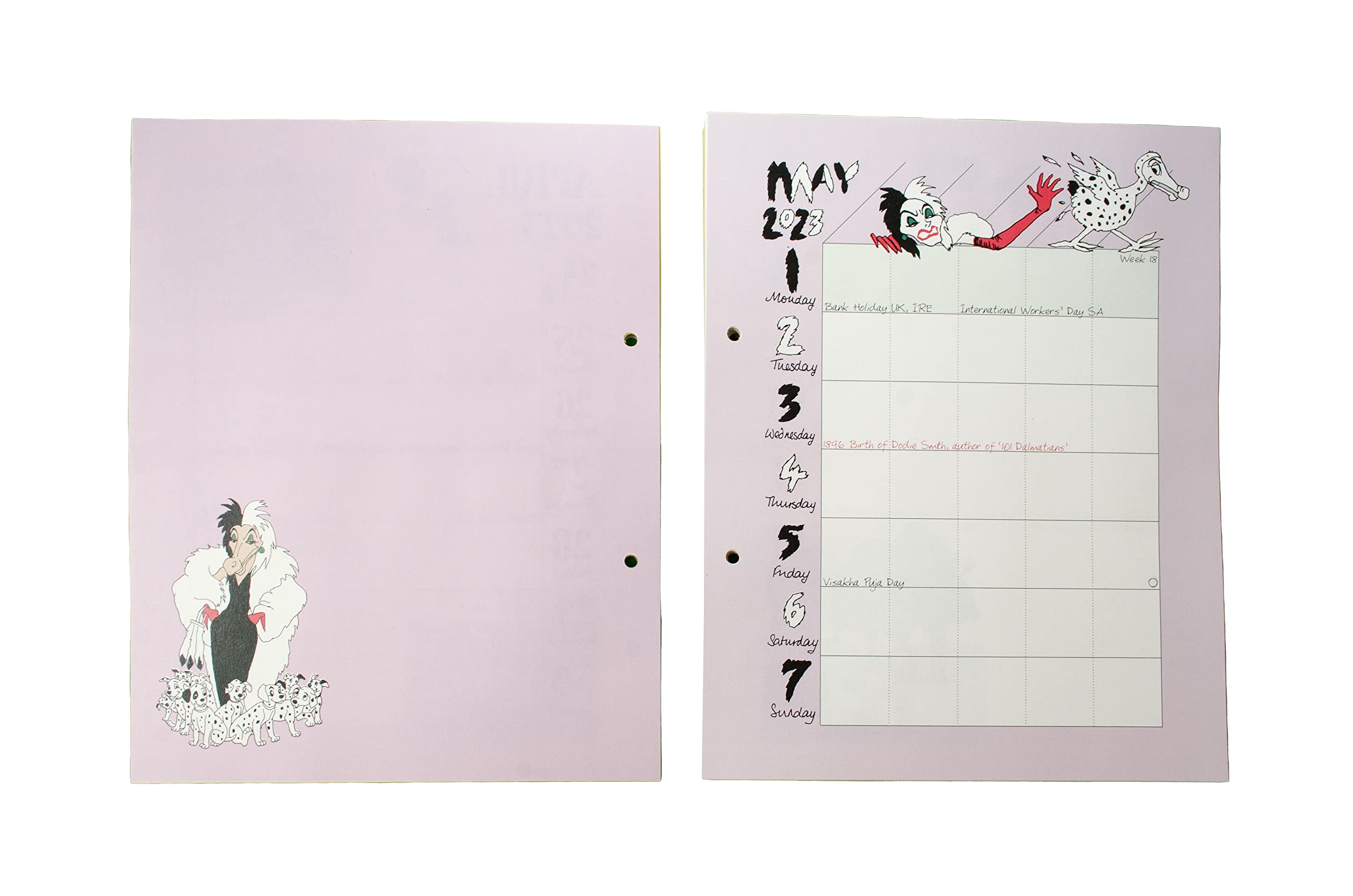 Dodo Pad LOOSELEAF Desk Diary 2023 Week to View Calendar Year Diary