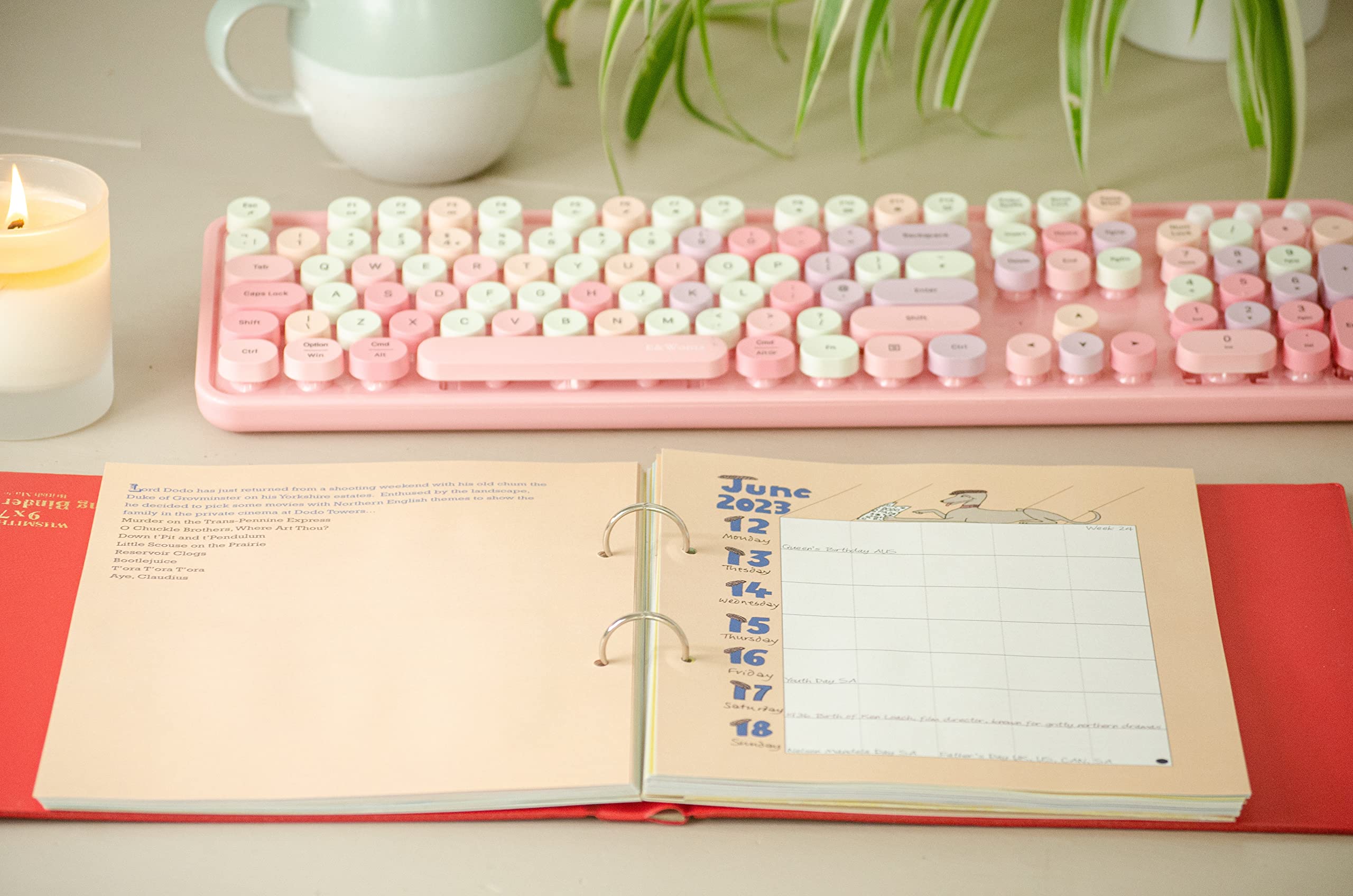 Dodo Pad LOOSELEAF Desk Diary 2023 Week to View Calendar Year Diary